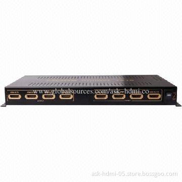 16-way 1x16 Powered HDMI Splitter, V1.3b, 3D, 1,080P, 5V DC/4A Power Supply